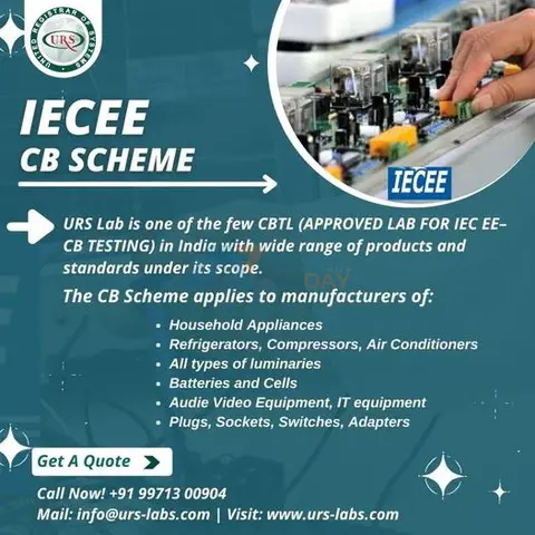 CB Certification Scheme In Chennai. Automotive Testing Services Electronic Tests Environmental Tests - 1/1