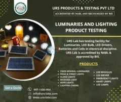 Lighting Equipment Testing Labs in Ujjain