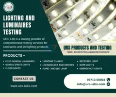 General Purpose Luminaries Product Testing in Ranchi
