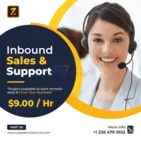 Inbound Sales and Support Projects available on Zoyeeoutsource