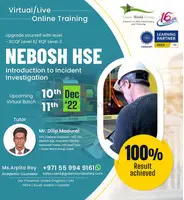 Join NEBOSH Incident investigation course in UAE….!!!