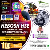 Join NEBOSH Incident Investigation Course at offer price - 1