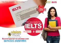 IELTS Training at Vision Institute. Call 0509249945 - 1
