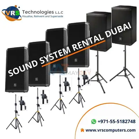 Organize Captivating Events with a Sound System Rental Dubai - 1/1