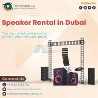 Speakers Rental in Making the Event Successful in Dubai - 1