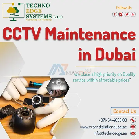 CCTV Maintenance Services in Dubai From Techno Edge Systems - 1/1