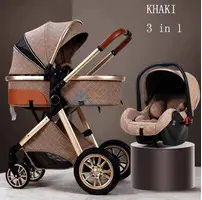 Safeguard your infants outdoors from harmful sun’s UV rays with a travel-friendly stroller 3 in 1 - 1