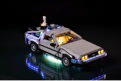 LED Lighting Kit For LEGO 10300 Back to the Future Time Machine
