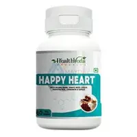 Health Veda Organics Happy Heart Supplement with Arjuna Bark,