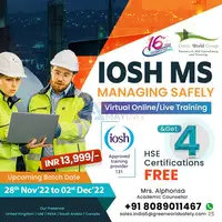 Join IOSH MS in Kerala & Get 4 HSE Certification FREE - 1