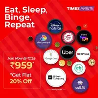 With Times Prime App Enjoy Exciting Coupons, Cashbacks, Travel Offers, & Free Subscriptions! - 2