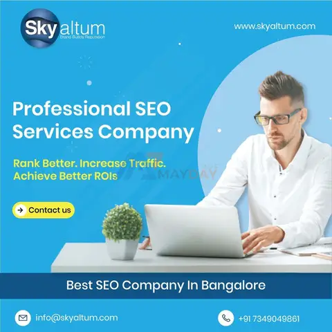 Get Top rankings on Google Best SEO company in Bangalore Skyaltum - 1