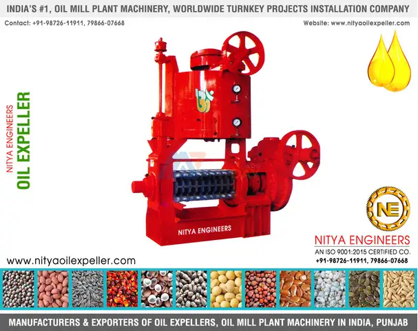 oil expellers, oil mill machinery, edible oil plant machinery, - 1