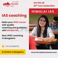 Start Dreaming of a civil services career, join Best UPSC coaching in Bangalore.
