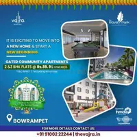 2 and 3BHK flats for sale in bowrampet | Vajradevelopers - 1