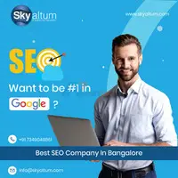Looking for 1st Page Results in Google? Best seo company in Bangalore Skyaltum - 1