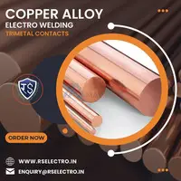 Copper Alloy Electro Welding Trimetal Contacts Manufacturers India