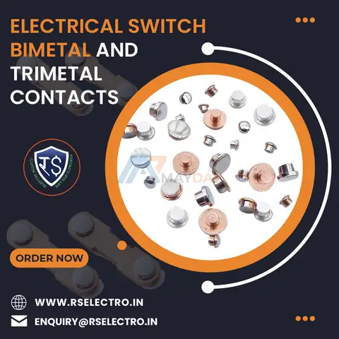 Electrical Switch Bimetal And Trimetal Contacts Suppliers India - 1