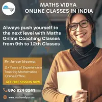 Online Maths Teacher/Private Tutor for 9th, 10th, 11th, 12th Class , CBSE Board Expert