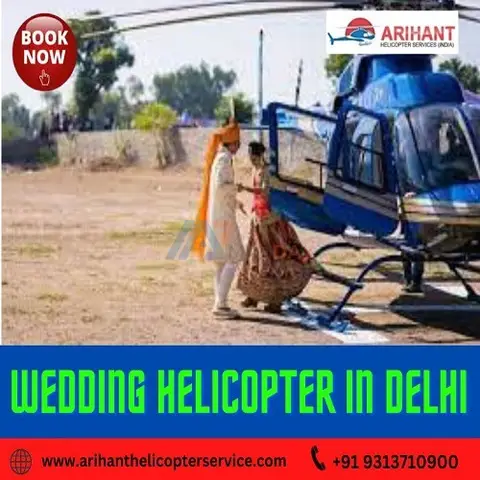 Book A Helicopter For wedding In Delhi - 1/1