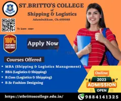 BBA SHIPPING AND LOGISTICS COURSE IN CHENNAI-StBrittos College - 1