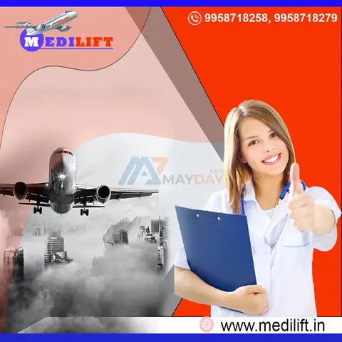 Choose the Right Air Ambulance Service in Pune with Advanced Tools by Medilift - 1