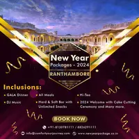 New Year Packages in Ranthambore – New Year Party Packages 2024 in Ranthambore