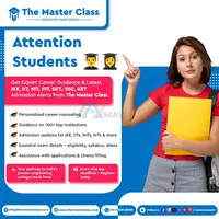 Best Admission Alerts For JEE, IIT, NIT, IIIT, GFT, IISC & IIST 2024 - The Master Class - 1