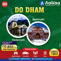 Do Dham Yatra Tour Packages | Aaikaa Travel