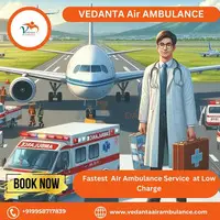 Avail of Reliable Vedanta Air Ambulance Service in Ranchi for Medical Team