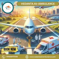 Book Life-Saving Vedanta Air Ambulance Service in Varanasi with High-tech ICU Setup