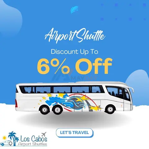 Cabo Airport Transportation 6% Off Cabo Airport Shuttle Cabo Shuttle - 1/1