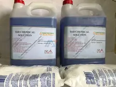 Solución química SSD y polvo activador para la limpieza de billetes