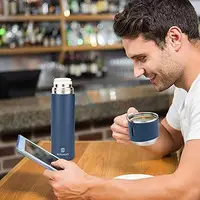 Stainless Steel Bottle with Coffee Cup - 4