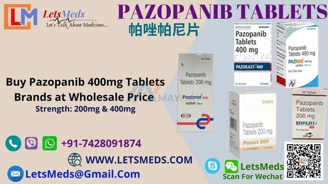 Indian Pazopanib Tablets 400mg Lowest Cost Philippines - 1/1