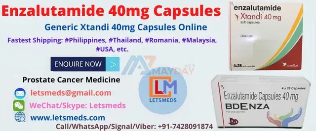 Buy Enzalutamide 40mg Capsules Online | Generic Xtandi Capsules Cost - 1/1