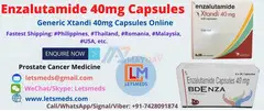 Buy Enzalutamide 40mg Capsules Online | Generic Xtandi Capsules Cost