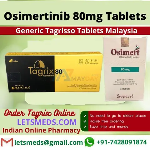 Osimertinib 80mg Tablets Brands Online: Generic Tagrisso 40mg Wholesale Supplier - 1/1