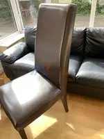 8 King size Chairs with cover for sale - Made in Italy - Luxury Chairs. In super condition.