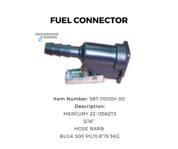 FUEL CONNECTOR // Boat FUEL CONNECTOR // Marine Hardware FUEL CONNECTOR - 1