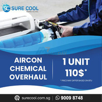 Aircon chemical overhaul price
