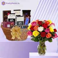 Anniversary Gift Delivery in India Same Day Rocks with Free Shipping Cakes and Flowers