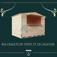 Folding Chalet for XMAS HUT Event in Belgium - 1