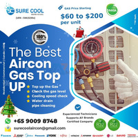 Aircon Gas Top-Up Service in Singapore(R32, R410)
