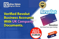 Verified Revolut Business Accounts With UK Company Documents - 1