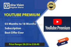 YouTube Premium 03 to 18 Months Subscription [New Account Best Offer Ever]! - 1