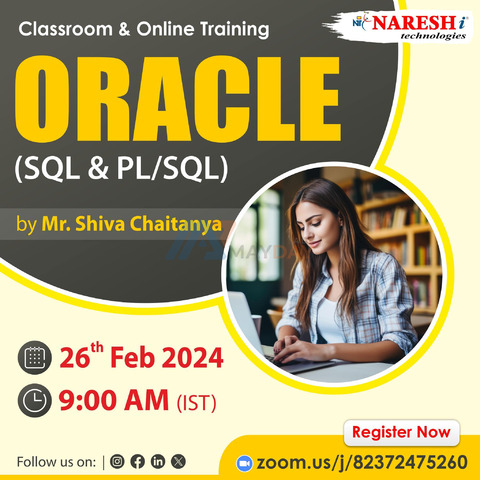 ORACLE [SQL & PL/SQL] Online Training in Hyderabad -NareshIT - 1